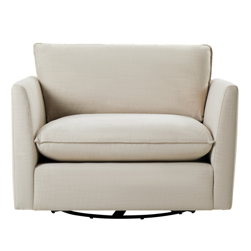 Roselare 45" Oversized Swivel Chair, Lin Performance Effie