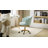 Belanda 23'' W Modern Velvet Task Chair with Tufted Back-828792402