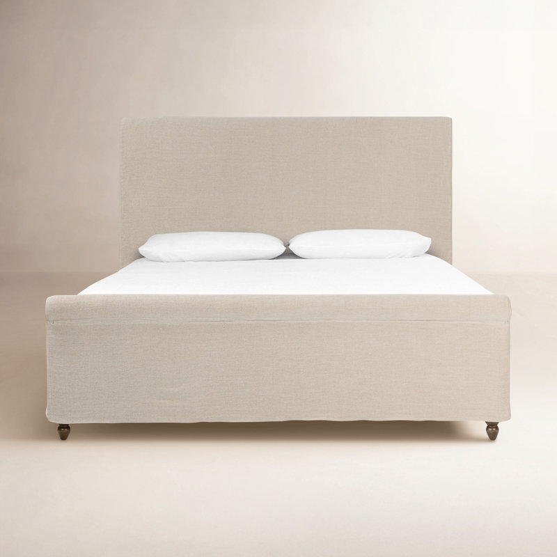 Dalia Bed, Cream, Queen