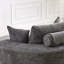 Fauteuil de 55 po en chenille grise, lit moelleux moderne avec pivot à 360 degrés pour le salon, la chambre à coucher, le salon, la zone de projection, le canapé-lit à installation facile, chambre, gris, rotatif, assemblage-825257880
