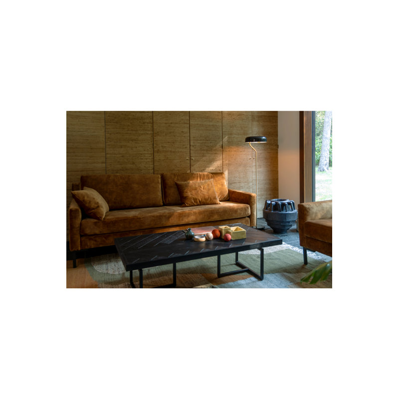 Pavilion Abstract Area Rug in Brown, Rectangle 6'5" x 10'