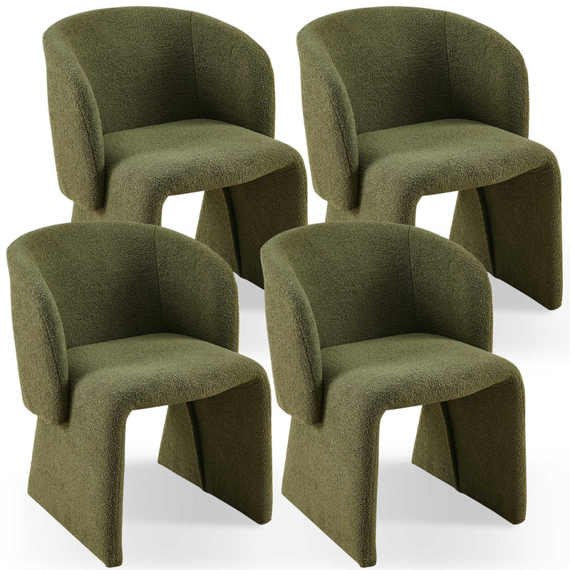 Teddy Tashi Dining Chair, 4, Green