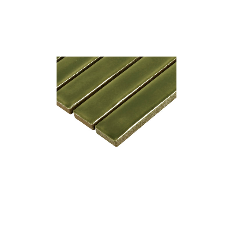 Carreau de mosaïque en céramique émaillée 1 x 6 Daltile Artcrafted (10 pièces par carton) (10,00 pieds carrés par carton)