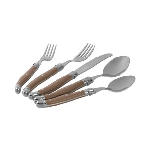 12 Slicer Knife & Carving Fork Set | Brown Pakkawood handle|Gunter Wilhelm