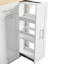 Îlot de cuisine avec abattant, chariot de rangement de cuisine avec organisateur à 3 niveaux, support de rangement interne, chariot de cuisine sur roulettes avec porte-serviettes, 2 tiroirs, pour la cuisine-2124228127