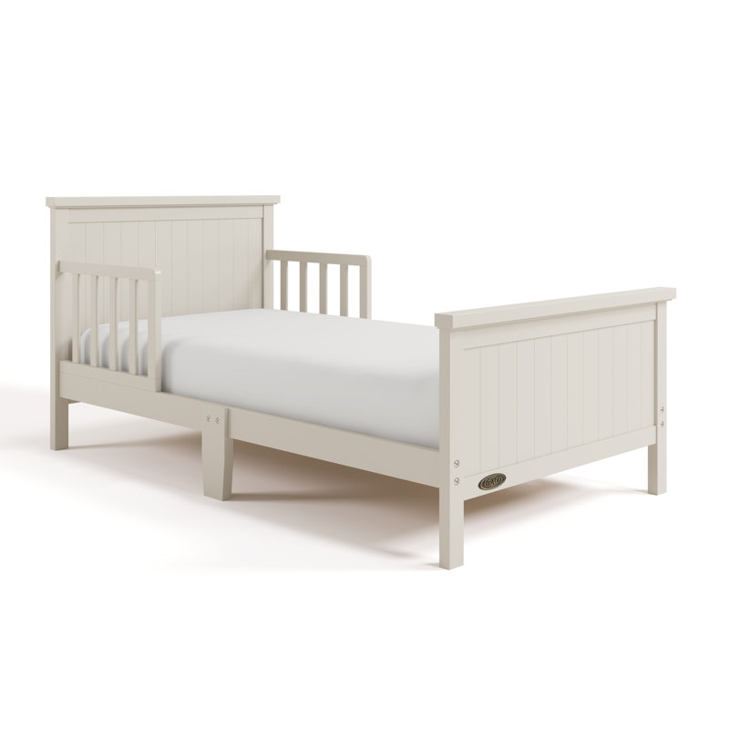 Bailey Toddler Bed with Guardrails, Frosted Oat