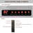 Symple Stuff 50"  Electric Fireplace Heater, Recessed/Wall Mounted, Ultra-Thin Fireplace Inserts for Living Room, 16 Flame Colors, Adjustable Flame Brightness/Speed/Temperature, Remote/Timer, Black