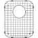 11.85-in x 15.47-in Rear Drain Heavy-Duty Stainless Steel Sink Grid