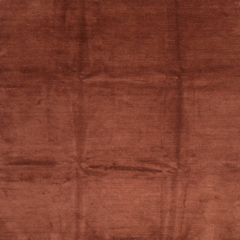Tapis brun contemporain, Carré 8 pi
