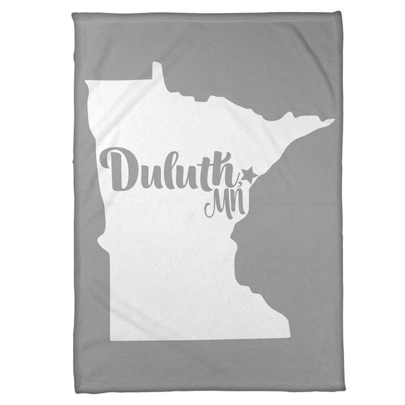 Sewn Throw Blanket, 62.5" W x 82.5" L, Gray