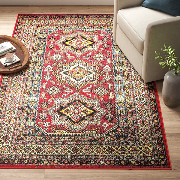 Three Posts™ Brook Lane Red Indoor/Outdoor Rug & Reviews | Wayfair