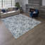 Tapis à médaillon à volutes gris / bleu Mickelson-1391605711