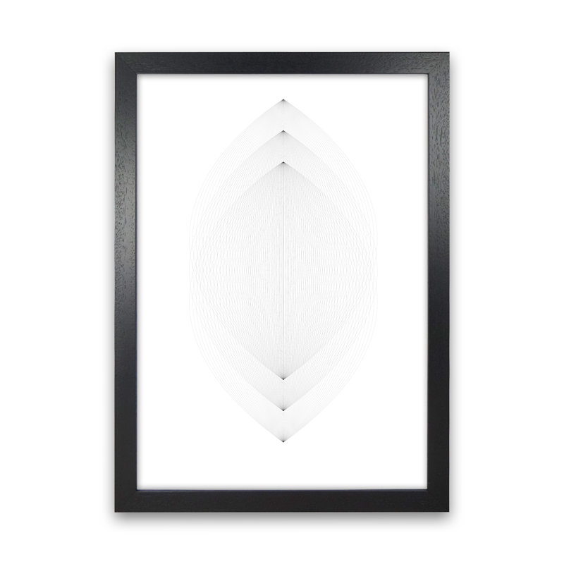 Leaves - Print, Black Framed, 84.01cm H x 59.4cm W x 3cm D