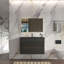 Meuble-lavabo mural avec plateau noir mat-313203127-303615348-330642041