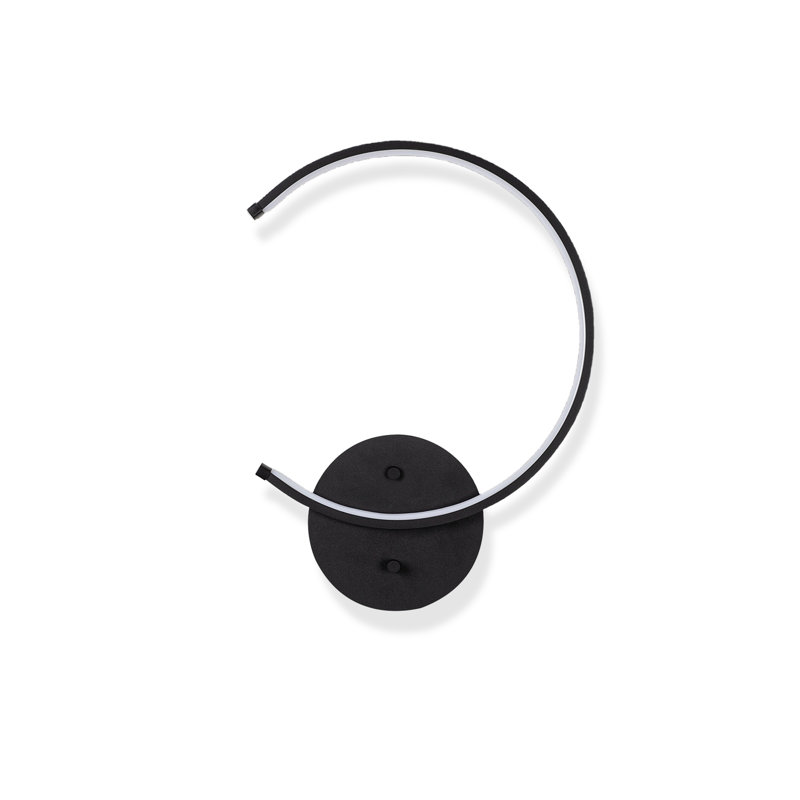 Applique murale en métal 3000K, Black