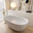 59”Solid Surface Bathtub, Freestanding Soaking Bathtub-111464620