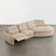 Canapé relax électrique 3 places de 378 cm (148,8 po) inspiré des nuages, avec méridienne d'angle droite-443425805-443425807