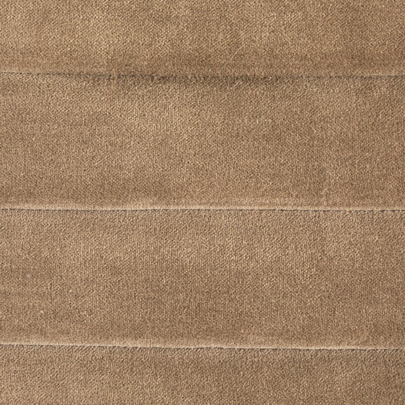 Brady Mango Wood Arch Bench, Brown Velvet