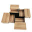 Table basse Hearth & Haven Wallace avec 4 compartiments de rangement cachés, brun
