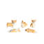 Ensemble de 5 figurines de chiots corgi 5 pièces Ainura