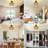 Rattan Semi Flush Mount