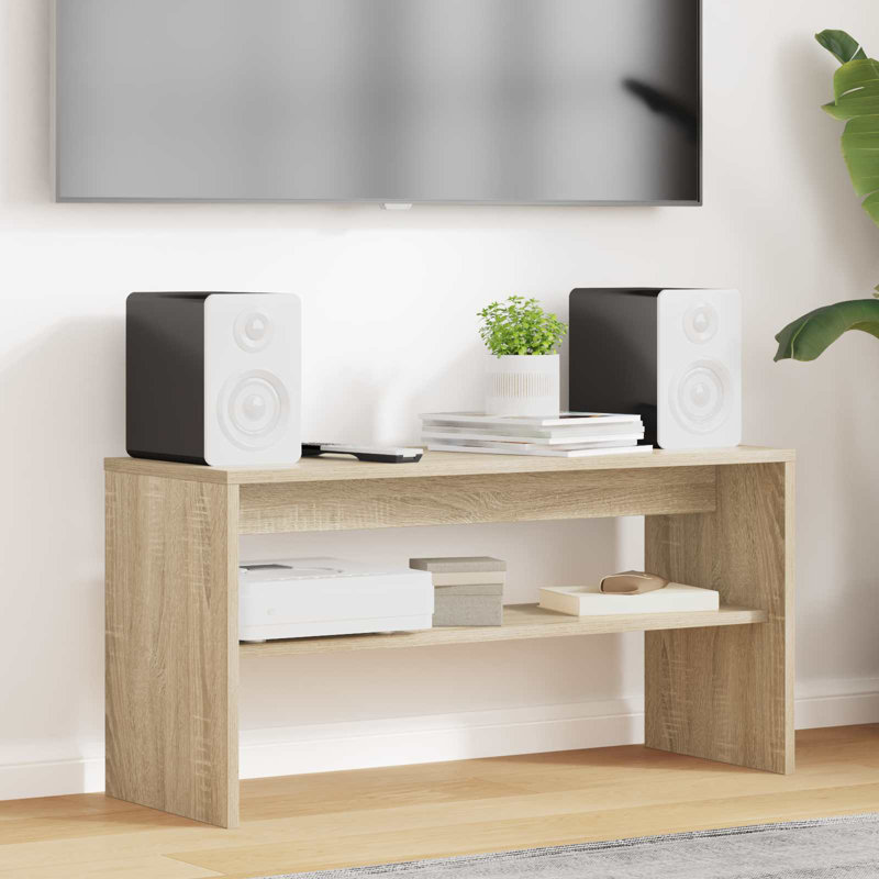 TV Stand, 40cm H x 80cm L x 30cm W, Sonoma Oak