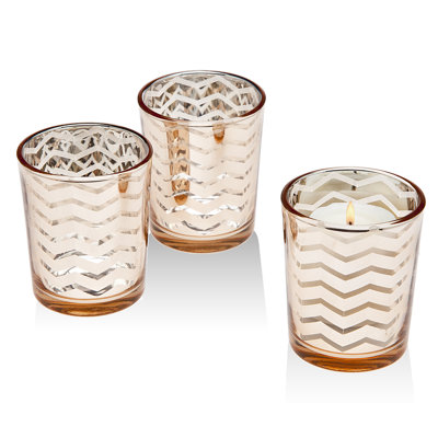 2.6'' H Glass Tabletop Votive Holder