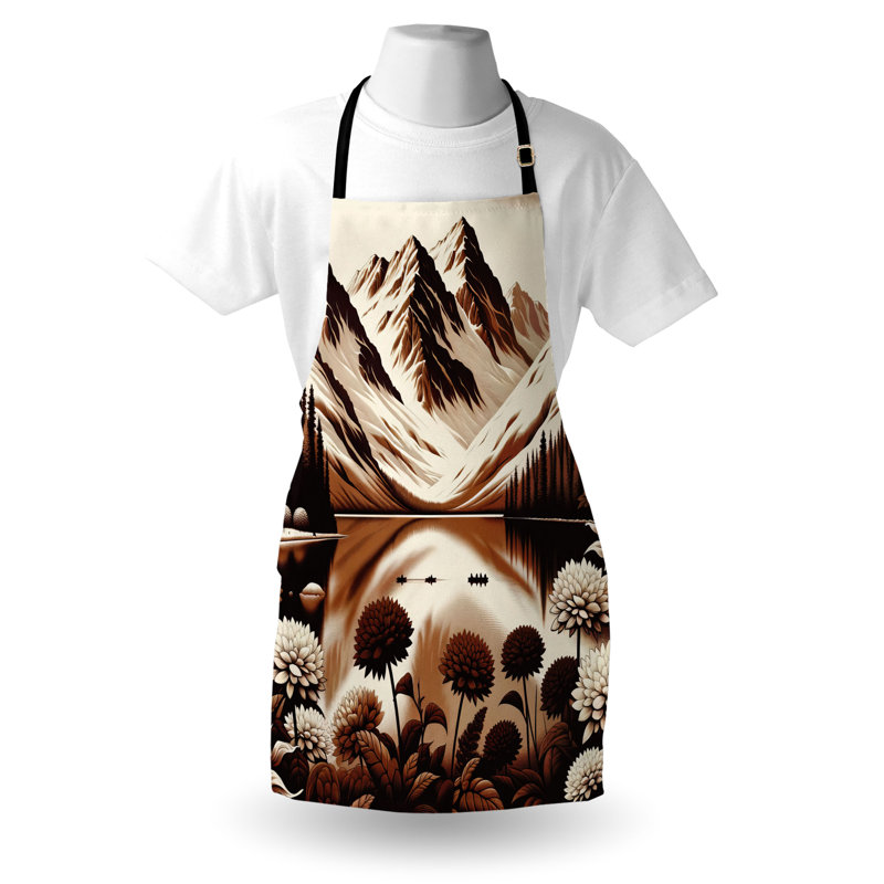 No Pattern Bib Apron
