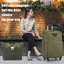 Ensemble de valise extensible 3 pièces avec sac de voyage et sac de voyage Softshell Softshell
