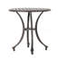 Table d'appoint d'extérieur en fonte d'aluminium 19 po