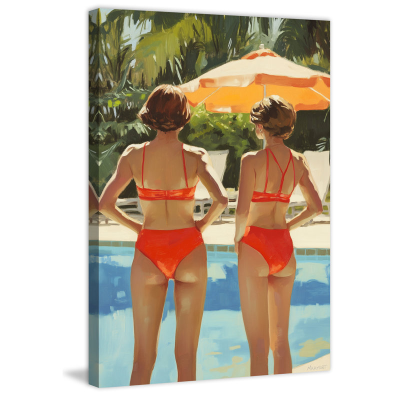 "Summer Retreat", reproduction sur toile tendue, H 36 po x l 24 po