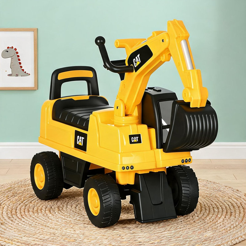 Les tout-petits de 18 à 36 mois avec des voitures autoportantes de 33,5 po x 10,8 po x 18,7 po avec jaune soleil pour l'espace extérieur