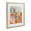 «Bunny parmi les fleurs», reproduction encadrée sous verre, design par Cat Thurman Designs