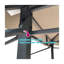 9,5 pi L 5,5 pi. D Pavillon de jardin en acier
