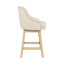 Tabouret de bar rembourré Chela-2057182357