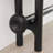 Black Solid Wood Console Table-555724121