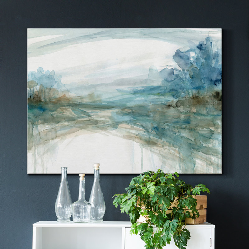 Wateline Treeline - impression sur toile tendue, H 48 po x l 32 po x P 1 po