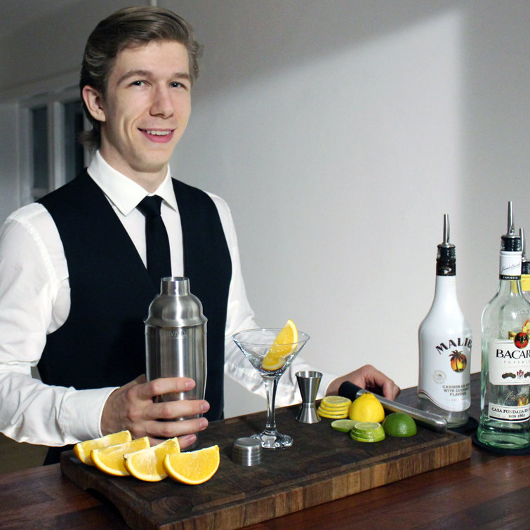 Prep & Savour 24oz Cocktail Shaker Bar Set - Professional