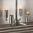 Nellcote 4 - Light Geometric Chandelier