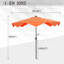 Parasol de marché lumineux Lakiah-2104637160