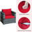 Alycen 2 - Person Patio Conversation Set with Cushions-726803153-767782460