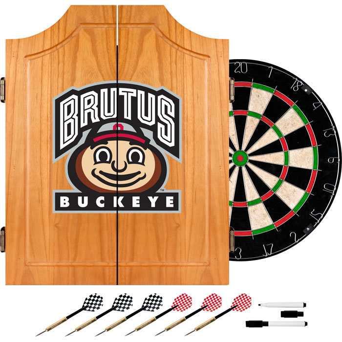 Armoire à fléchettes NCAA, Université de l'état de l'Ohio - Brutus Buckeye