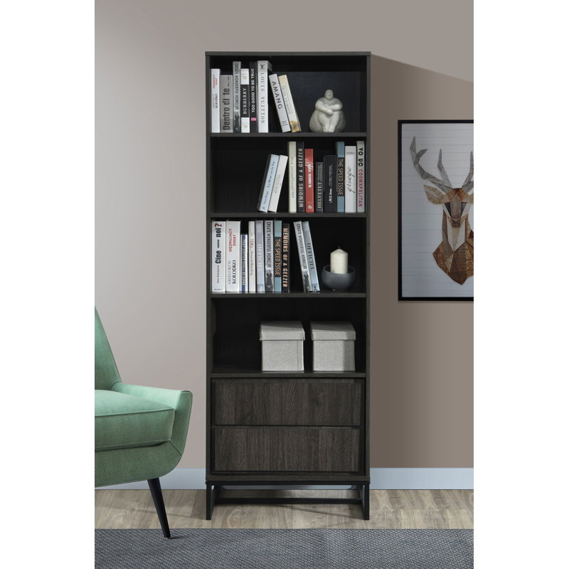Winchendon Storage Bookcase, Dark Espresso