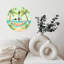 Horloge murale plage hamac tropical