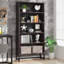 Organisateur de bibliothèque 70,87 "à 5 niveaux en bois de santal pour salon, bureau, chambre à coucher-225210302