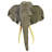 Herd Chieftain Elephant Illuminated Wall Sculpture