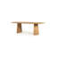 Lune Oval Solid Wood Dining Table-1505607562-1505607564