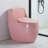 One-piece Chair Height Toilet With 1.6 GPF Single Flush,  Floor Mount Elongated Toilet With Soft Close Seat-108486649