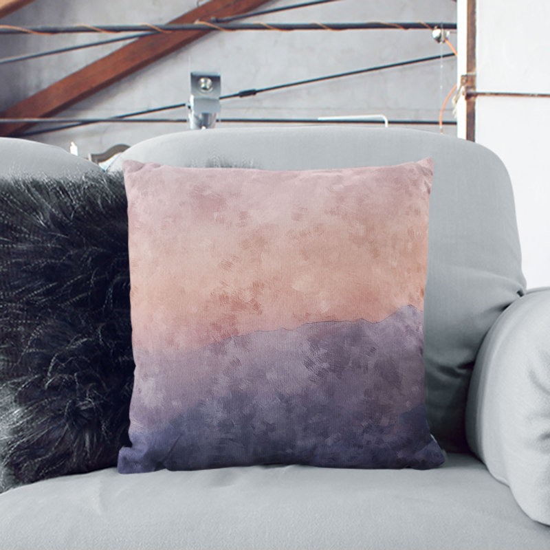 Square Throw Cushion, 55cm H x 55cm W x 20cm D, Black