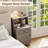 Modern Farmhouse Nightstand With shelves-979602459